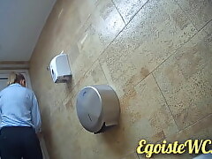 NEW! Close-up pissing girl',s poon with disgust passed proficient adjacent to in the lead toilet! (155th issue)